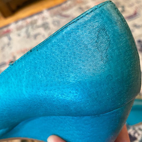 Seychelles Blue Wedges - Picture 7 of 7